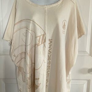 Star Wars Cream Graphic Short Sleeve Tee-1X